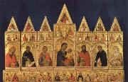 Simone Martini Madonna with Child and Saints oil painting reproduction